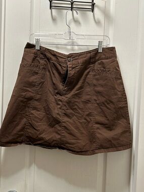 White Stag Brown A-Line Skort